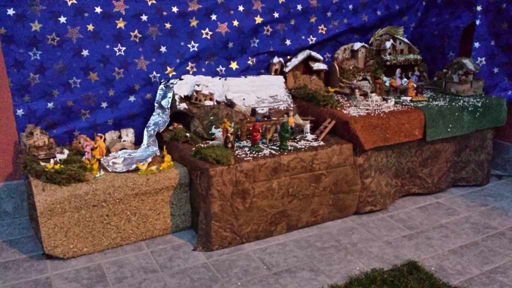 Il nostro 1 Presepe in giardino