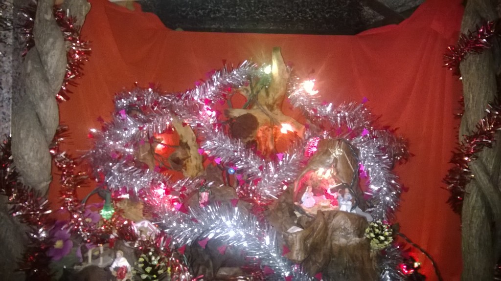 Presepe nel camino